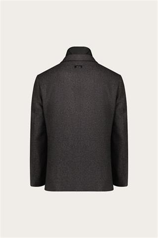 Brązowa kurtka męska z wełną 20086 - 653381