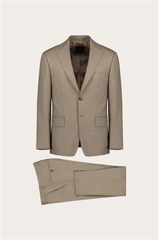 Beżowa marynarka męska z wełną 46504 - 653511