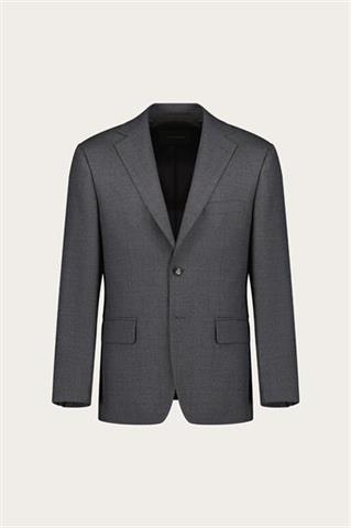 Szara marynarka męska z wełną 46505 - 653571