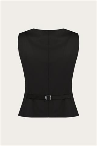 Czarna kamizelka damska 87547 - 653681