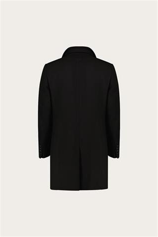 Czarny płaszcz męski z wełną 20060 - 653931