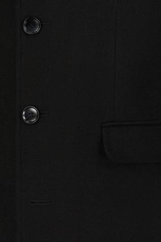 Czarny płaszcz męski z wełną 20060 - 653941