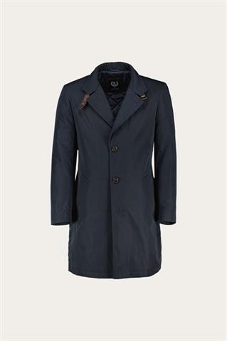 Granatowy płaszcz męski 13119 - 654341