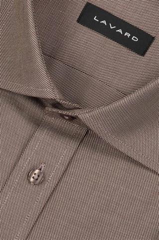 Brązowa bawełniana koszula męska 93590 - 654461