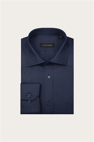 Granatowa bawełniana koszula męska 93591 - 654481