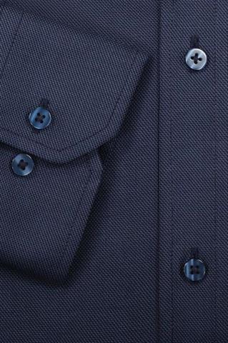 Granatowa bawełniana koszula męska 93591 - 654501