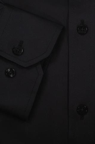 Czarna bawełniana koszula męska 93597 - 654561