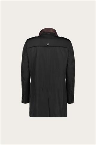 Czarny płaszcz męski 13121 - 654981