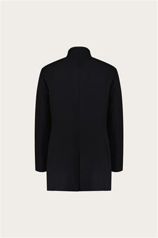Granatowy płaszcz meski z wełną 20068 - 655021