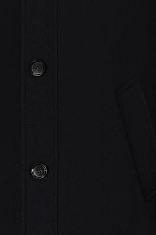 Granatowy płaszcz meski z wełną 20068 - 655031