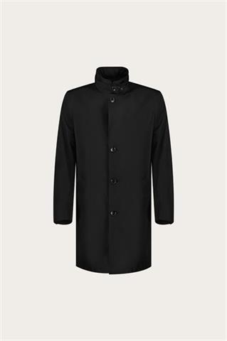Czarny płaszcz męski 20223 - 655211