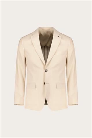 Beżowa marynarka męska z lnem 49510 - 655411