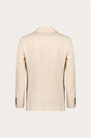 Beżowa marynarka męska z lnem 49510 - 655421