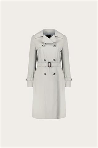 Szaro-zielony płaszcz damski 87551 - 655571