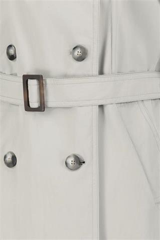 Szaro-zielony płaszcz damski 87551 - 655591