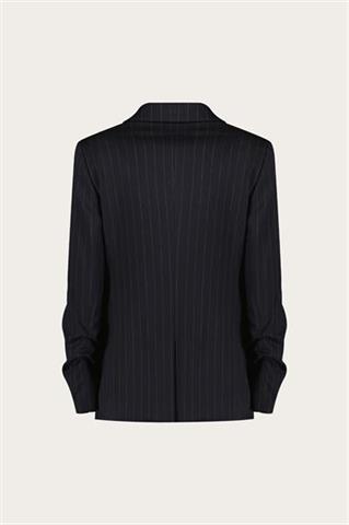 Granatowo-beżowa marynarka damska 87652 - 656191