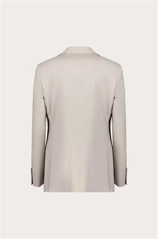 Beżowy garnitur męski z wełną 35492 - 656241