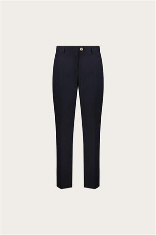 Granatowe spodnie damskie 87404 - 656721