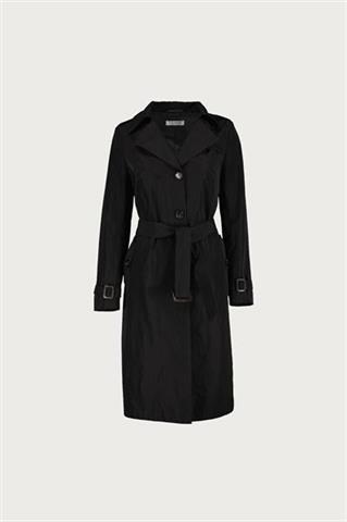 Czarny płaszcz damski 86814 - 656751