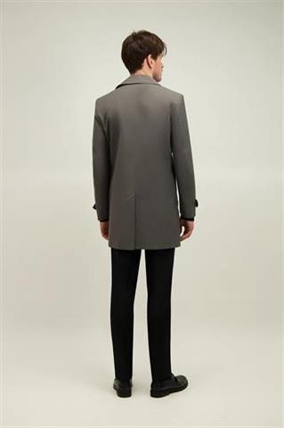 Płaszcz męski w kolorze khaki z bawełną 20042 - 657121