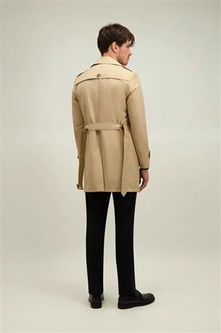 Kamelowy płaszcz męski 24592 - 657441