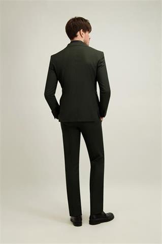 Zielony garnitur męski 35505 - 657661