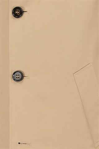 Kamelowy płaszcz męski z bawełną 20217 - 657781