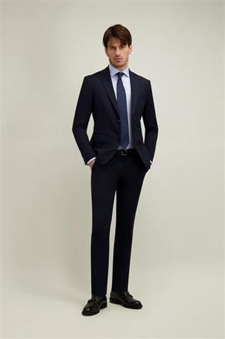 Granatowy garnitur męski 35510 - 657891
