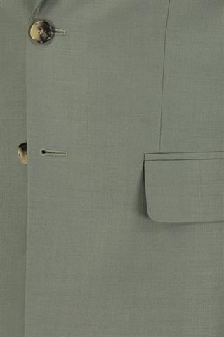 Zielony garnitur męski z wełną 35527 - 658021