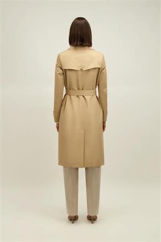 Kamelowy płaszcz damski 87550 - 659391