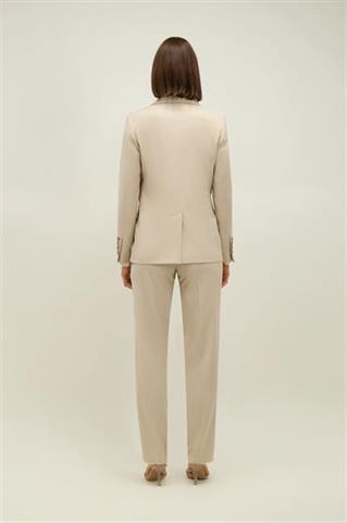 Beżowe spodnie damskie 87594 - 659621