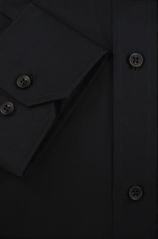 Czarna bawełniana koszula męska 93649 - 659831