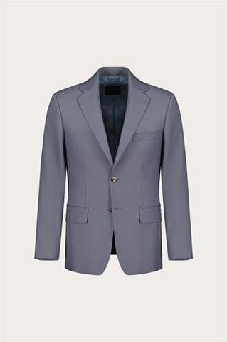 Grafitowy garnitur męski z wełną 35526 - 660041