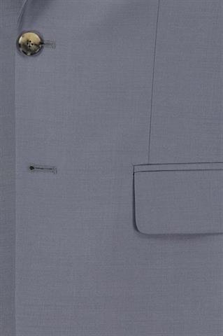 Grafitowy garnitur męski z wełną 35526 - 660061