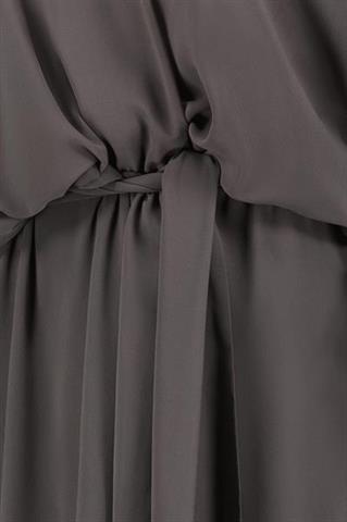 Szara kimonowa sukienka damska 57805 - 660111