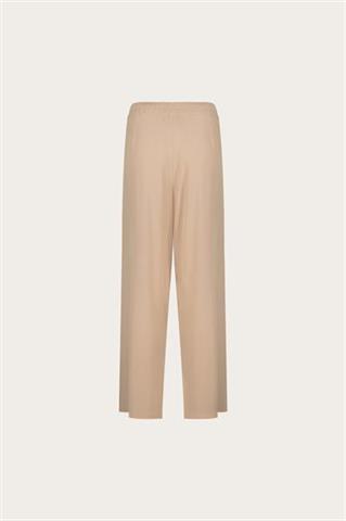 Beżowe szerokie spodnie damskie 57798 - 660321