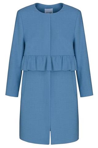 Niebieski płaszcz damski Claris 83976 - 66051