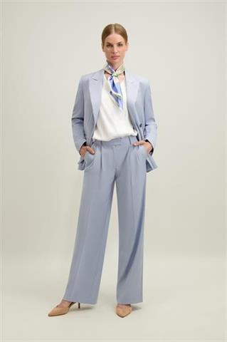 Niebieskie spodnie damskie 87369 - 662891