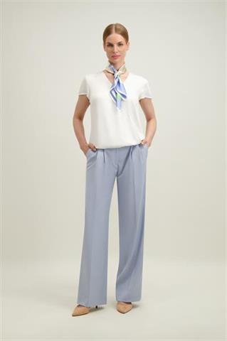 Niebieskie spodnie damskie 87369 - 662901