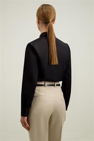 Czarna bawełniana koszula damska 87399 - 663001