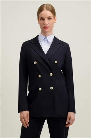 Granatowa marynarka damska 87403 - 663021