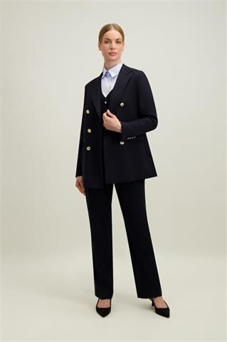 Granatowa marynarka damska 87403 - 663031