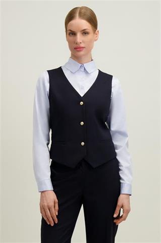 Granatowa kamizelka damska 87504 - 663101
