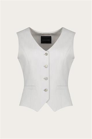 Jasnoszara kamizelka damska 87678 - 663731