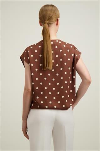 Brązowa bluzka damska 87609 - 664181
