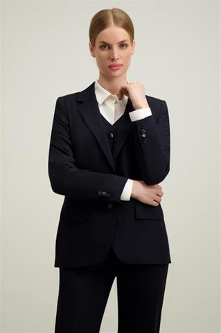 Granatowa marynarka damska 87308 - 664441