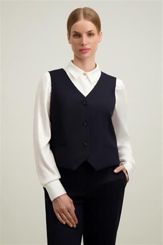 Granatowa kamizelka damska 87323 - 664531