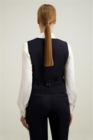 Granatowa kamizelka damska 87323 - 664551