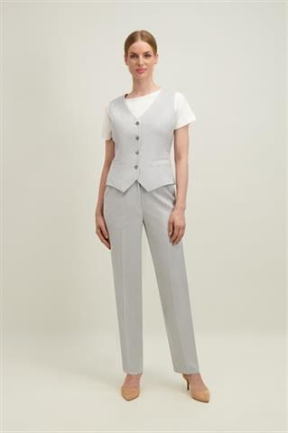 Jasnoszara kamizelka damska 87678 - 664741