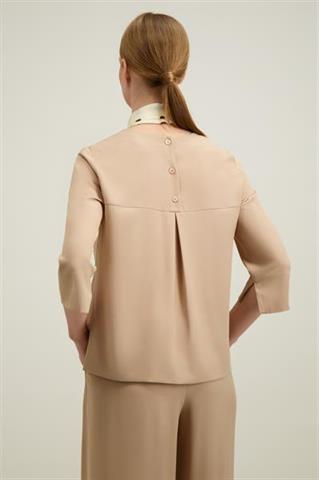 Beżowa bluzka damska 57799 - 664991